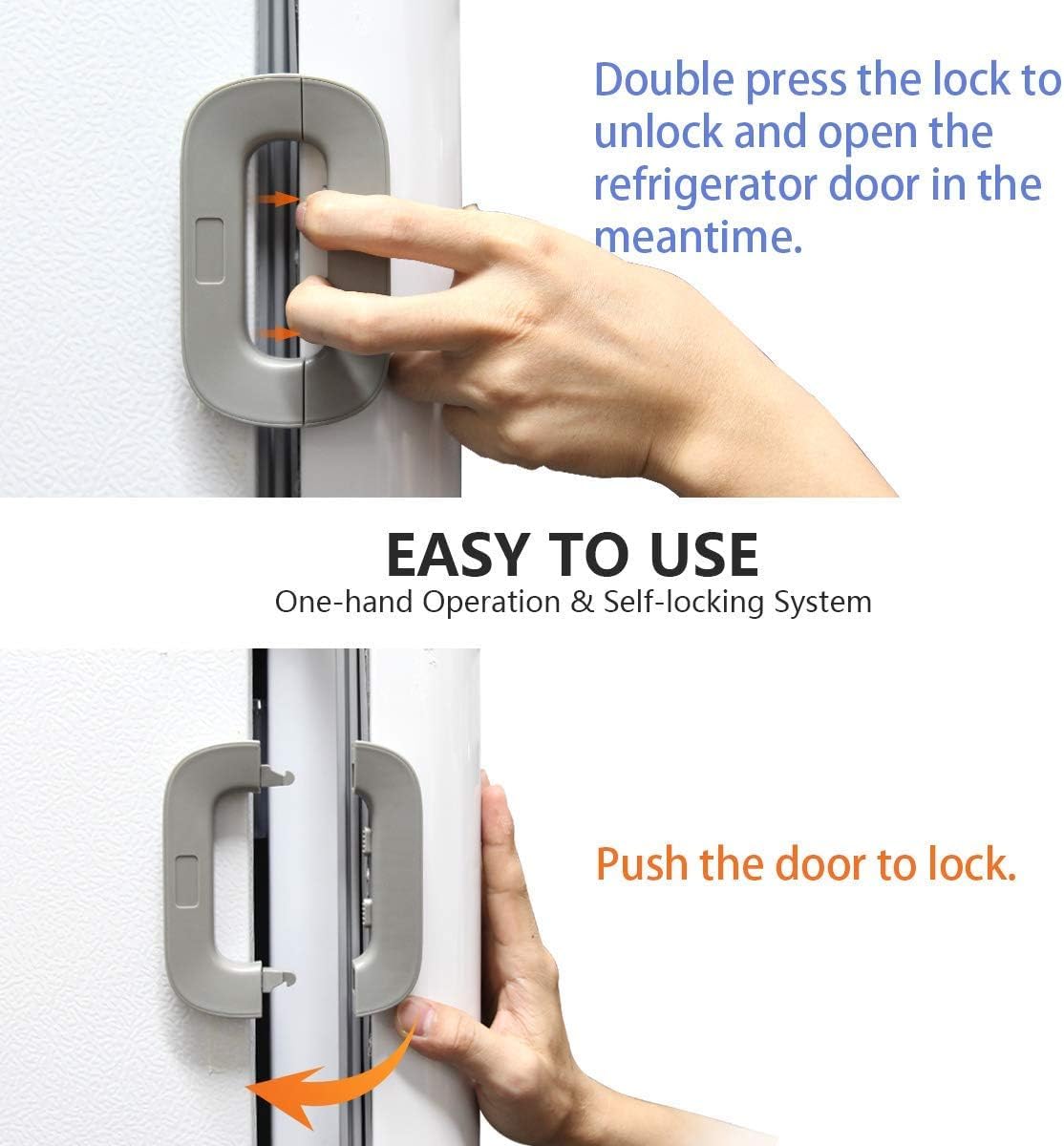 Fridge Lock Latch System