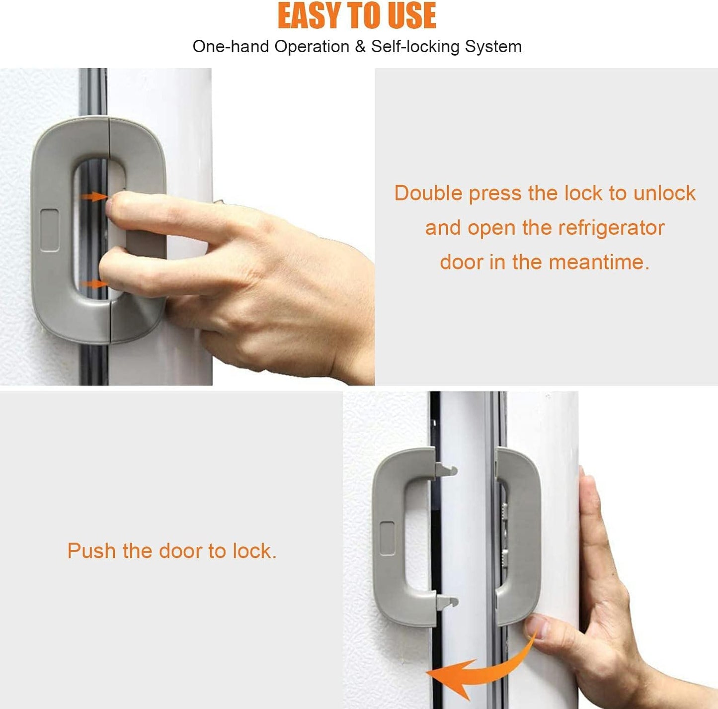 Fridge Lock Latch System